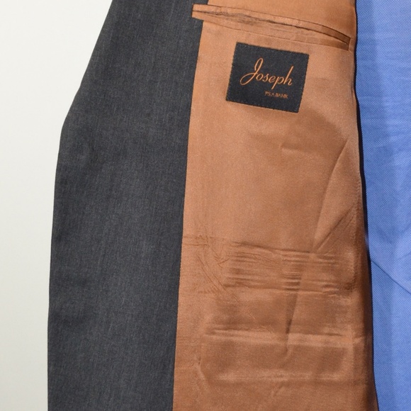 Jos A Bank 41R Sport Coat Blazer Suit Jacket Gray - Picture 6 of 8